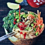 SPICY PEANUT VEGGIE NOODLE BOWL